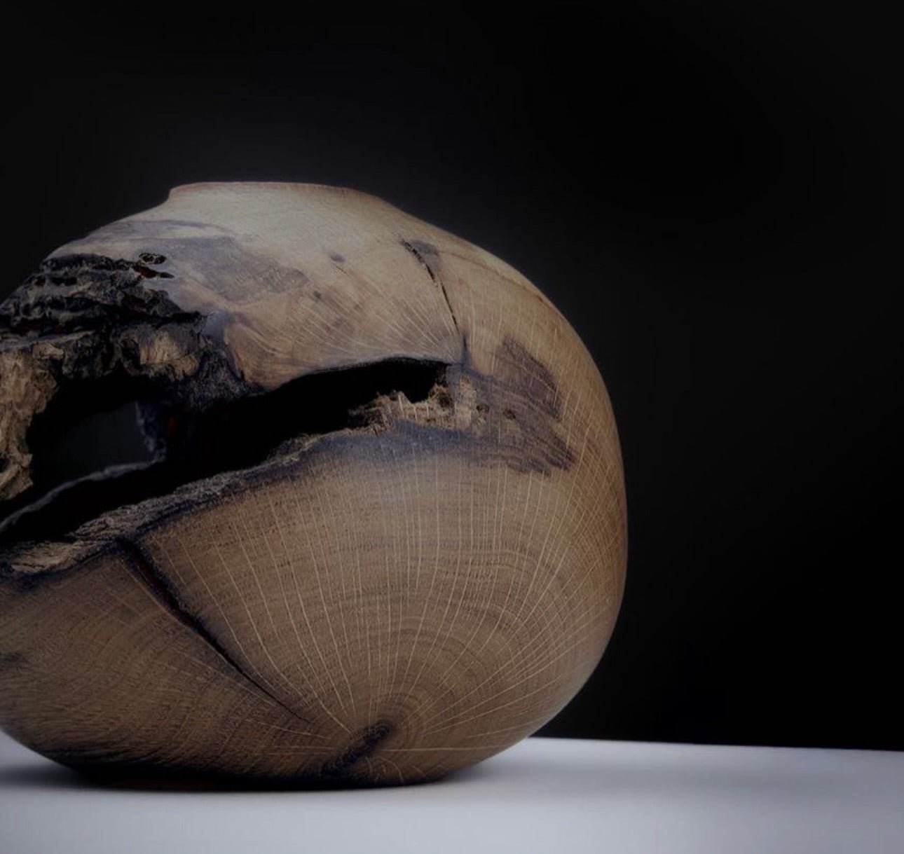 N° 02 — Walnut Serving Object – Handmade Leather & Wood Accessory by Daniel Frantzen