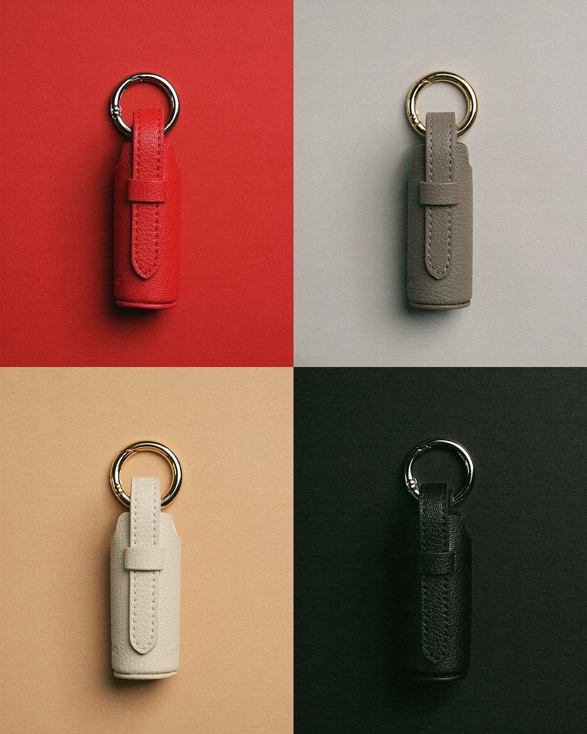 Leather Car Key Case – Handmade Leather & Wood Accessory by Daniel Frantzen