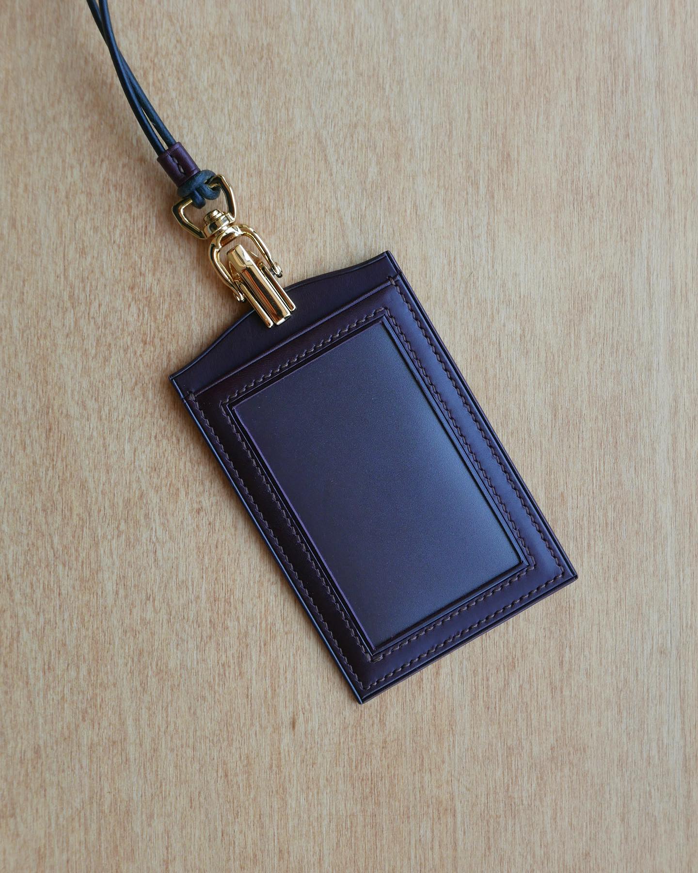 Leather ID Holder – Handmade Leather & Wood Accessory by Daniel Frantzen