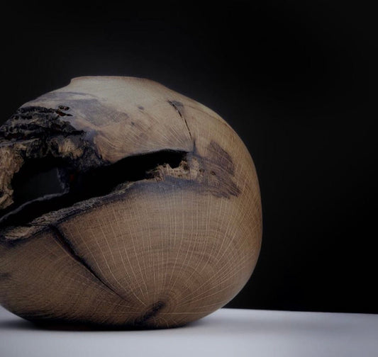 N° 02 — Walnut Serving Object – Handmade Leather & Wood Accessory by Daniel Frantzen